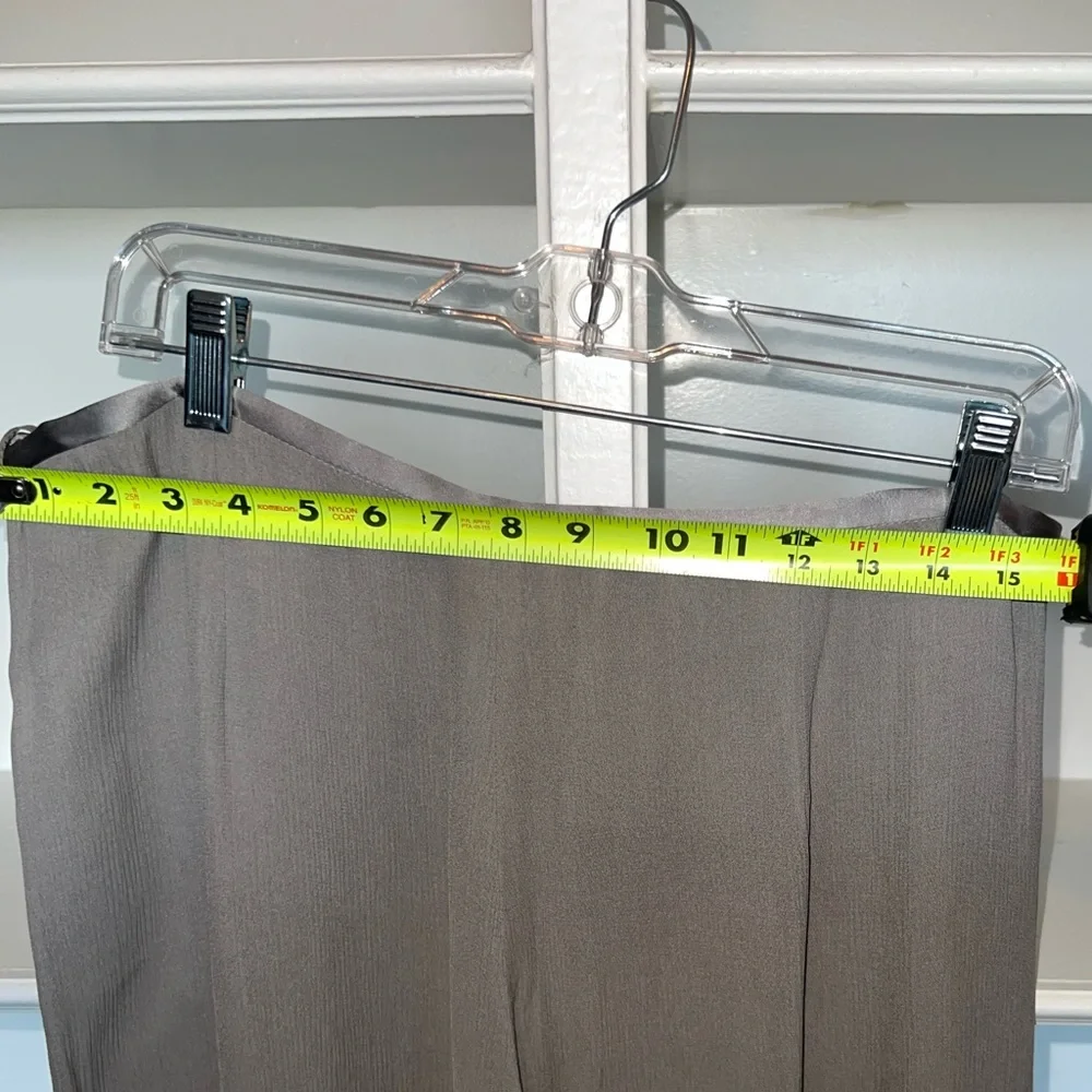 GIORGIO ARMANI Grey Silk Viscose Pant - L - 46IT - Picture 7 of 12